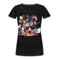 Flower Horse 18 - Frauen Premium Bio T-Shirt - Schwarz