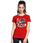 Flower Horse 18 - Frauen Premium Bio T-Shirt - Rot