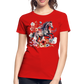 Flower Horse 18 - Frauen Premium Bio T-Shirt - Rot