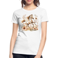 Flower Horse 10 - Frauen Premium Bio T-Shirt - Weiß