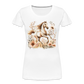 Flower Horse 10 - Frauen Premium Bio T-Shirt - Weiß