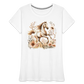 Flower Horse 10 - Frauen Premium Bio T-Shirt - Weiß