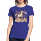 Flower Horse 10 - Frauen Premium Bio T-Shirt - Königsblau