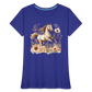 Flower Horse 10 - Frauen Premium Bio T-Shirt - Königsblau