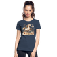 Flower Horse 10 - Frauen Premium Bio T-Shirt - Navy