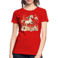 Flower Horse 10 - Frauen Premium Bio T-Shirt - Rot