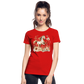 Flower Horse 10 - Frauen Premium Bio T-Shirt - Rot