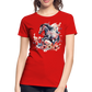 Flower Horse 16 - Frauen Premium Bio T-Shirt - Rot