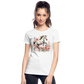 Flower Horse 13 - Frauen Premium Bio T-Shirt - Weiß