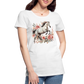 Flower Horse 13 - Frauen Premium Bio T-Shirt - Weiß