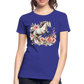 Flower Horse 13 - Frauen Premium Bio T-Shirt - Königsblau