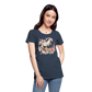 Flower Horse 13 - Frauen Premium Bio T-Shirt - Navy