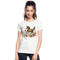 Flower Horse 8 - Frauen Premium Bio T-Shirt - Weiß