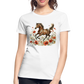 Flower Horse 8 - Frauen Premium Bio T-Shirt - Weiß