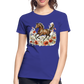 Flower Horse 8 - Frauen Premium Bio T-Shirt - Königsblau