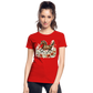 Flower Horse 8 - Frauen Premium Bio T-Shirt - Rot