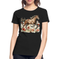 Flower Horse 7 - Frauen Premium Bio T-Shirt - Schwarz