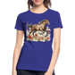 Flower Horse 7 - Frauen Premium Bio T-Shirt - Königsblau