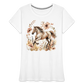 Flower Horse 5 - Frauen Premium Bio T-Shirt - Weiß