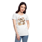 Flower Horse 5 - Frauen Premium Bio T-Shirt - Weiß