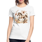 Flower Horse 5 - Frauen Premium Bio T-Shirt - Weiß