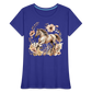 Flower Horse 5 - Frauen Premium Bio T-Shirt - Königsblau