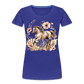 Flower Horse 5 - Frauen Premium Bio T-Shirt - Königsblau