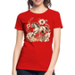 Flower Horse 5 - Frauen Premium Bio T-Shirt - Rot