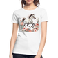 Flower Horse 14 - Frauen Premium Bio T-Shirt - Weiß