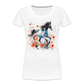 Flower Horse 20 - Frauen Premium Bio T-Shirt - Weiß