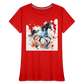 Flower Horse 20 - Frauen Premium Bio T-Shirt - Rot