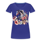 Flower Horse 15 - Frauen Premium Bio T-Shirt - Königsblau