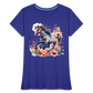 Flower Horse 17 - Frauen Premium Bio T-Shirt - Königsblau