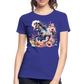 Flower Horse 17 - Frauen Premium Bio T-Shirt - Königsblau