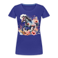 Flower Horse 17 - Frauen Premium Bio T-Shirt - Königsblau