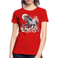 Flower Horse 17 - Frauen Premium Bio T-Shirt - Rot