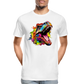 T-Rex Grafitti - Premium Bio T-Shirt - Weiß