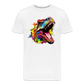 T-Rex Grafitti - Premium Bio T-Shirt - Weiß