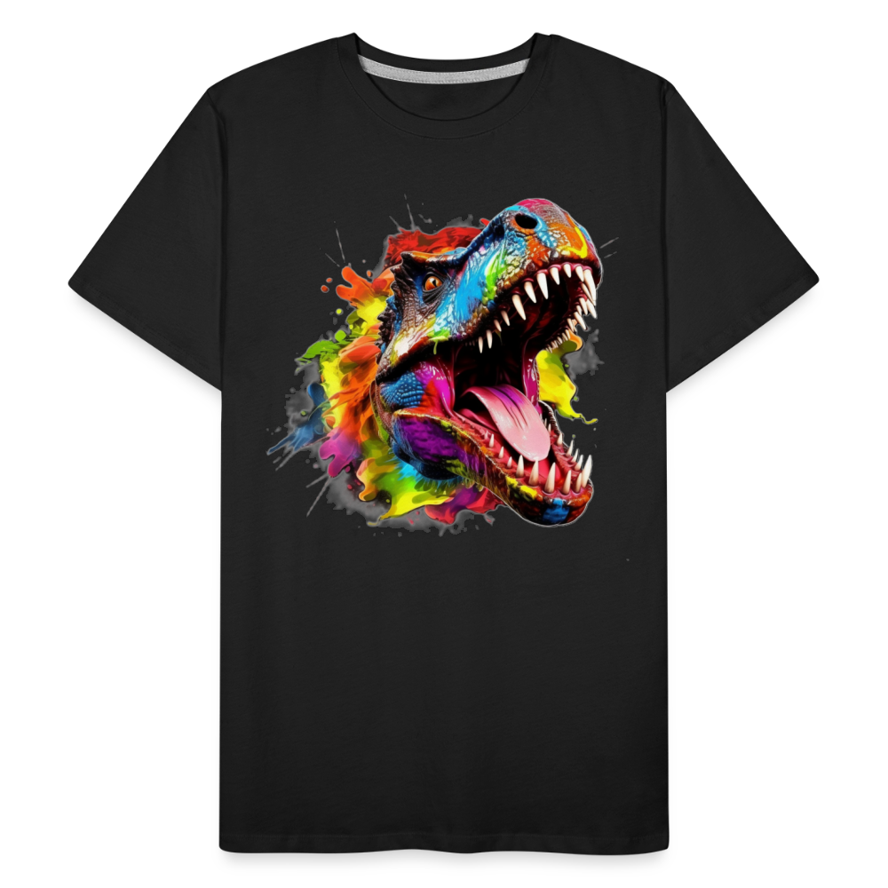 T-Rex Grafitti - Premium Bio T-Shirt - Schwarz