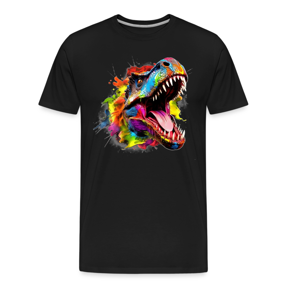 T-Rex Grafitti - Premium Bio T-Shirt - Schwarz