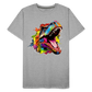 T-Rex Grafitti - Premium Bio T-Shirt - Grau meliert