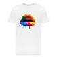 Lips Grafitti - Männer Premium Bio T-Shirt - Weiß