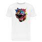 T-Rex Grafitti - Männer Premium Bio T-Shirt - Weiß