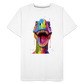 T-Rex Grafitti - Männer Premium Bio T-Shirt - Weiß