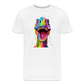 T-Rex Grafitti - Männer Premium Bio T-Shirt - Weiß