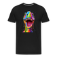 T-Rex Grafitti - Männer Premium Bio T-Shirt - Schwarz