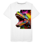 T-Rex Grafitti - Männer Premium Bio T-Shirt - Weiß