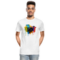 Kamera Grafitti - Männer Premium Bio T-Shirt - Weiß