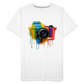 Kamera Grafitti - Männer Premium Bio T-Shirt - Weiß