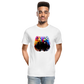 Controller Grafitti - Männer Premium Bio T-Shirt - Weiß